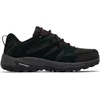 Image de Columbia - Chaussures de randonnée journée - Redmond IV Low Waterproof Black Mountain Red pour Homme en Cuir - Taille 43 - Noir