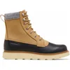 Image de Sorel - Bottines imperméables - Slabtown 62' Caribou WP M Buff Black pour Homme en Cuir - Taille 45 - Noir