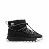 Image de Botte d'hiver SOREL WHITNEY III SLIP-ON WP (ON WP-Black, Sea Salt) Femme