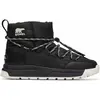Image de Sorel - Bottes d'hiver imperméables à enfiler - Whitney III Slip-On WP W Black Sea Salt pour Femme en Nylon - Taille 37,5 - Noir