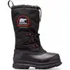 Image de Sorel - Bottes de neige chaudes, imperméables et résistantes - Glacier XT W Black Red Quartz pour Femme - Taille 37 - Noir