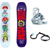 Image de Salomon Snowboard - Packs (snowboard + fix) - Pack Snowboard et fixations - Team Package 2027 - Taille Enfant 90 cm - Blanc