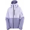 Image de Salomon - Veste de ski isolante en PrimaLoft® - Highland Jacket W Cosmic Sky/Blue Granite pour Femme - Taille XS - Violet