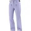 Image de Salomon - Pantalon de ski isolant - Edge Pant W Blue Granite pour Femme - Taille S - Violet