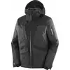 Image de Salomon - Veste de ski imperméable et chaude - Spark Jacket M Deep Black pour Homme - Taille L - Noir