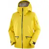 Image de Salomon - Veste de ski imperméable - Absolute 3L Jkt M Cress Green pour Homme - Taille L - Jaune