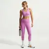Image de Brassière rembourrée maintien moyen femme Nike Swoosh Rose L DX6821-503