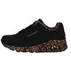 Image de Chaussures Basses Cuir Ou Simili Skechers Uno/Loving Love Noir 37
