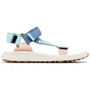 Image de Columbia - Sandales de randonnée journée - Konos Globetrot Blue Dusk Peach Quartz pour Femme - Taille 39 - Bleu