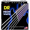 Image de Dr Nwe-10 - Hi-Def Neon - White, Jeu Guitare Ãlectrique, Medium 10-46