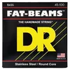 Image de Dr Fb-45-100 - Fat-Beam - Stainless Steel, Jeu Guitare Basse, Light Ã Medium 45-100