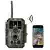 Image de Caméra de Chasse WiFi Bluetooth, 64MP HD 1296P et Vision Nocturne,0.1S Temps de Déclenchement,No Glow LED Infrarouge et IP66 Étanche|A280W Vert Militaire Mat