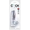 Image de Gode avec Testicules 12,7 cm King Cock Clear
