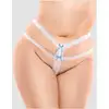 Image de Culotte & Plug Anal Bijou Secret Gem Blanc Hookup Panties