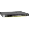 Image de NETGEAR M4300-52G-PoE+ - Commutateur - C3 - GÃ©rÃ© - 2 x 10/100/1000/10000 + 2 x 10 Gigabit SFP+ + 48 x 10/100/1000 (PoE+) - flux d'air de l'avant vers l'arriÃ¨re - Montable sur rack - PoE+ (860 W)