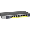 Image de NETGEAR GS108LP - Commutateur - 8 x 10/100/1000 (PoE+) - de bureau, Montable sur rack, fixation murale - PoE+ (60 W) - Tension CC