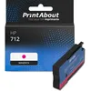 Image de Cartouche compatible HP 712 (3ED68A) - Magenta