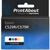Image de Cartouche compatible Epson C529R/C579R (T01D1/2/3/400) - 4 couleurs - Très grande capacité - Multipack