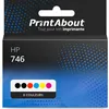 Image de Cartouche compatible HP 746 (P2V78/79/80/81/82/83A) - 6 couleurs - Multipack
