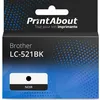 Image de Cartouche compatible Brother LC-521BK - Noir