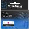 Image de Cartouche compatible Brother LC-22EM - Magenta