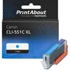 Image de Cartouche compatible Canon CLI-551C XL - Cyan - Grande capacité