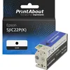 Image de Cartouche compatible Epson SJIC22P(K) - Noir