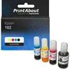 Image de Cartouche compatible Epson 102 (T03R14/24/34/440) - 4 couleurs - Multipack