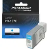 Image de Cartouche compatible Canon PFI-107C - Cyan