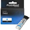 Image de Cartouche compatible Epson T9452 - Cyan - Grande capacité