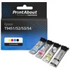 Image de Cartouche compatible Epson T9451/52/53/54 - 4 couleurs - Grande capacité - Multipack