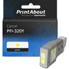 Image de Cartouche compatible Canon PFI-320Y - Jaune - Grande capacité