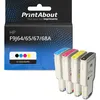 Image de Cartouche compatible HP F9J64/65/67/68A (728) - 4 couleurs - Grande capacité - Multipack