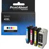Image de Cartouche compatible Epson 408L (C13T09K41/42/43/44010) - 4 couleurs - Grande capacité - Multipack