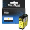 Image de Cartouche compatible Epson T7604 - Jaune