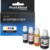 Image de Cartouche compatible Canon GI-50PGBK/C/M/Y - 4 couleurs - Grande capacité - Multipack