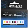 Image de Cartouche compatible Canon PFI-1700 12-kleuren - Packs couleur - Multipack
