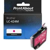 Image de Cartouche compatible Brother LC-424M - Magenta
