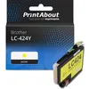 Image de Cartouche compatible Brother LC-424Y - Jaune