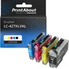 Image de Cartouche compatible Brother LC-427XLVAL - 4 couleurs - Grande capacité - Multipack