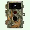 Image de Caméra de Chasse Nocturne Vision 64MP HD 1296P,Détection de Mouvement PIR de 70° No Glow Invisible,Étanche IP66|A252 Vert