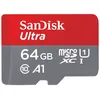 Image de SanDisk Ultra - Carte mÃ©moire flash (adaptateur microSDXC vers SD inclus(e)) - 64 Go - A1 / UHS Class 1 / Class10 - microSDXC UHS-I