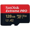 Image de SanDisk Extreme Pro - Carte mÃ©moire flash - 128 Go - A2 / Video Class V30 / UHS-I U3 / Class10 - microSDXC UHS-I