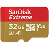 Image de SanDisk Extreme - Carte mÃ©moire flash - 32 Go - A1 / Video Class V30 / UHS-I U3 / Class10 - microSDHC UHS-I