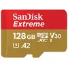 Image de SanDisk Extreme - Carte mÃ©moire flash - 128 Go - A2 / Video Class V30 / UHS-I U3 / Class10 - microSDXC UHS-I