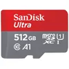 Image de SanDisk Ultra - Carte mÃ©moire flash (adaptateur microSDXC vers SD inclus(e)) - 512 Go - A1 / UHS-I U1 / Class10 - microSDXC UHS-I