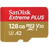 Image de SanDisk Extreme PLUS - Carte mÃ©moire flash (adaptateur microSDXC vers SD inclus(e)) - 128 Go - A2 / Video Class V30 / UHS-I U3 / Class10 - microSDXC UHS-I