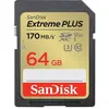 Image de SanDisk Extreme PLUS - Carte mÃ©moire flash - 64 Go - UHS-I U3 / Class10 - SDXC UHS-I