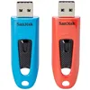 Image de SanDisk Ultra - ClÃ© USB - 64 Go - USB 3.0 - bleu, rouge (pack de 2)