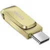 Image de SanDisk Ultra Dual Drive Luxe - ClÃ© USB - 256 Go - USB 3.2 Gen 1 / USB-C - or